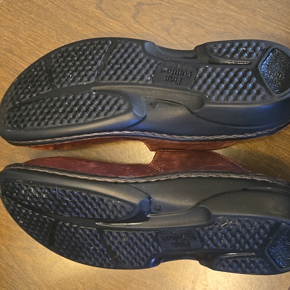 Finn Comfort Brown Leather Mules/Clogs-German - Picture 5 of 9